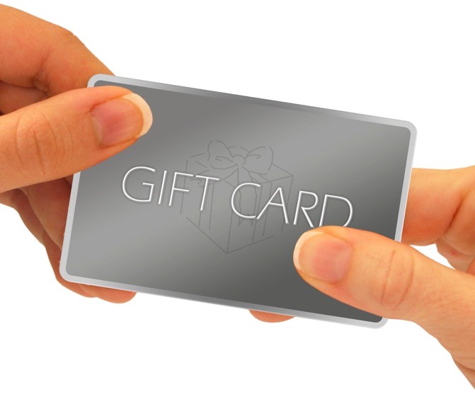 Dealership gift cards program