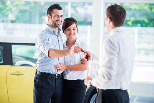 Couples Loyal to Automotive Dealer with Rewards Program
