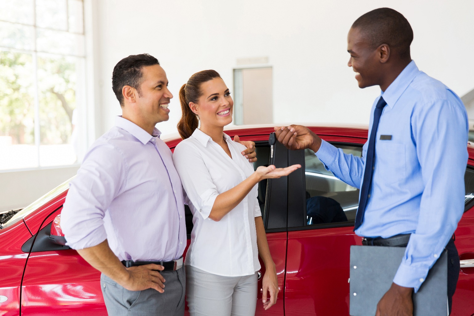 Happy Auto Dealership Customers Builds Loyalty