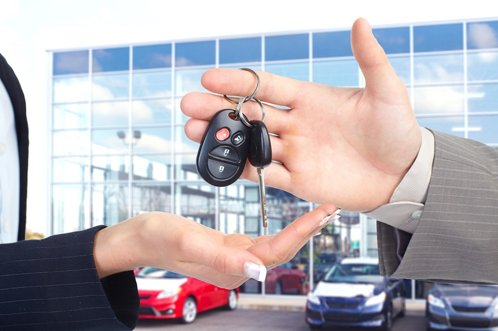 Auto Dealerships Handing Keys Competition Marketing Consultant